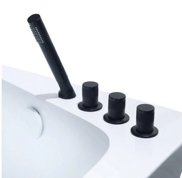 Ванна акриловая Orans BT-NL609BL/R, 170 х 80 см, левая/правая, белый (детальная фотография), современныe, hi-tech