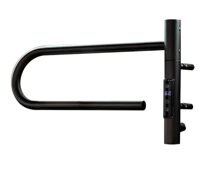 Полотенцесушитель электрический Vincea 39х25 см черный VTD-1P1BE (детальная фотография), узкие, другие