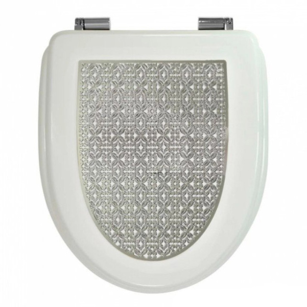 Крышка-сидение с микролифтом Migliore Milady фурнитура хром 24258 (детальная фотография)