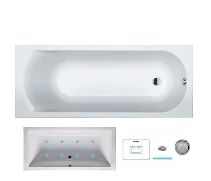Ванна гидромассажная Riho Miami 160 x 70 см, AIR BB6000500000000_AIR (детальная фотография)