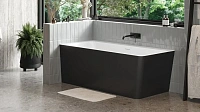 Ванна из искусственного камня Belux Турин ТУ-1600 L, 4810924288875, 160 x 70 см, черный