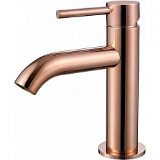 Смеситель для раковины Abber Wasser Kreis розовое золото