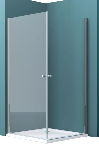 Душевой уголок BelBagno Etna 90х90 см с прозрачным стеклом ETNA-A-2-90-C-Cr (детальная фотография), хром