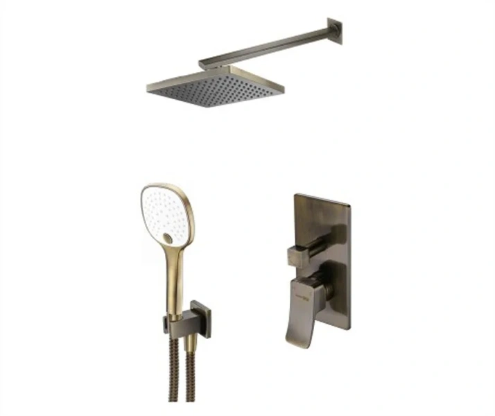 Душевой комплект WasserKRAFT Exter светлая бронза A16040 (детальная фотография)