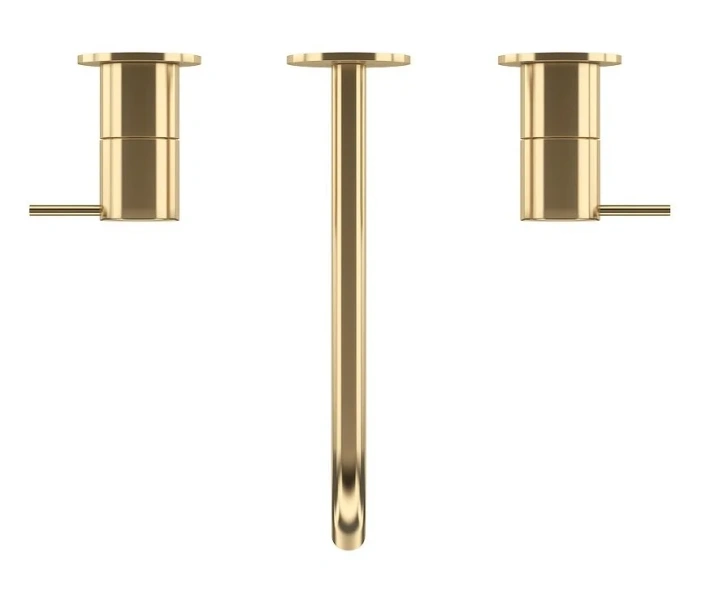 Смеситель для раковины Cezares Leaf sunrise LEAF-BLI3L-L-SR (детальная фотография), из латуни, округлая форма