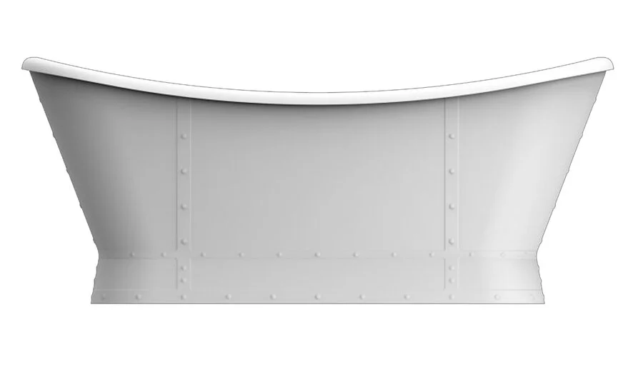 Ванна акриловая BelBagno 168х78 см отдельностоящая BB33 (детальная фотография), ретро, в классическом стиле, прованс, декорированныe