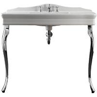 Раковина консоль Devon & Devon Colette 109 см ножки металлические, хром