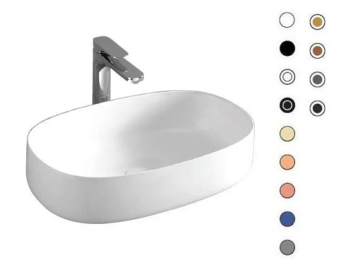 Раковина Artceram Cognac 55 см ombra bruciata - фото 10