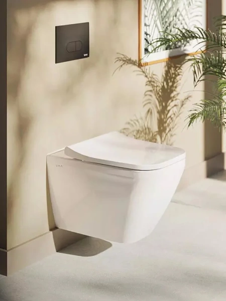 Унитаз подвесной VitrA Integra безободковый 7082B003-0075 (детальная фотография), подвесные, встраиваемые