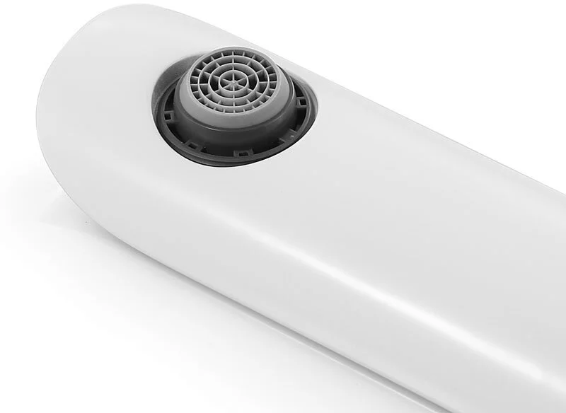 Смеситель для ванны IDDIS Calipso на борт CALSB42i07 (детальная фотография), хром, белые, комбинированные