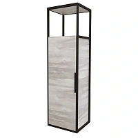 Шкаф-пенал подвесной Grossman Лофт 40 см шанико/черный