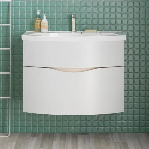 Тумба под раковину подвесная Kerama Marazzi Riva 80 cм белая RV.80\WHT.M (детальная фотография)