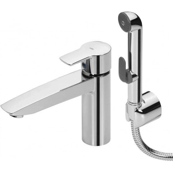 Смеситель для раковины с гигиеническим душем Oras Cubista 2806 (детальная фотография)