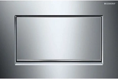 Клавиша смыва Geberit Sigma 30 хром глянцевый/полоска хром матовый