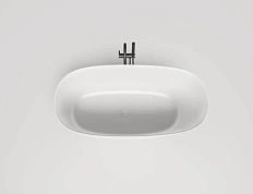 Ванна из искусственного камня Salini Sofia 150x75 см отдельностоящая, белый глянцевый