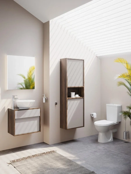 Унитаз-компакт с микролифтом VitrA Norm Nord 9845B099-7201 (детальная фотография), унитаз-компакт