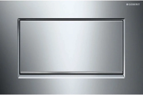 Клавиша смыва Geberit Sigma 30 хром глянцевый/полоска хром матовый - фото 3