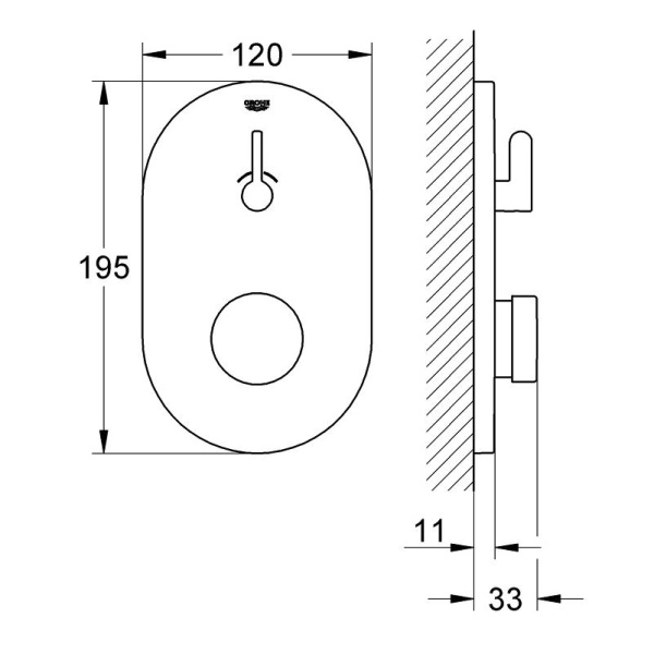Схема (детальная фотография), для душа