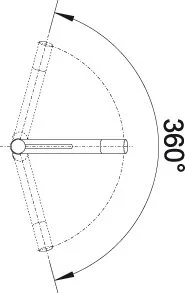 Смеситель для кухни, антрацит, Blanco Alta Compact 515323 (детальная фотография), другие
