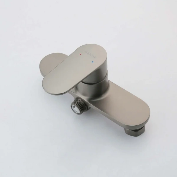 Смеситель для душа Акватек Ника оружейная сталь AQ1860BGM (детальная фотография), современные, hi-tech