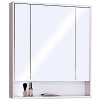 Зеркальный шкаф Акватон Рико 80 см белый/ясень фабрик