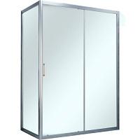 Душевой уголок профиль матовый хром стекло прозрачное Vegas-glass