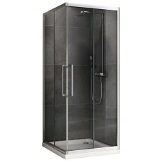 Душевой уголок Abber Schwarzer Diamant AG02090H 90x90 см раздвижные двери