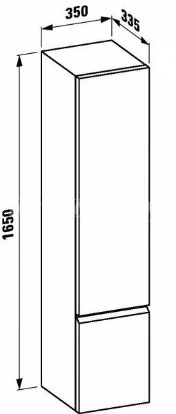 Шкаф, петли справа, Laufen Pro A 4.8312.2 (детальная фотография) index_2