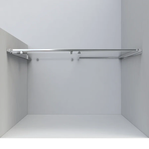 Душевая дверь в нишу Vincea Garda VDS-1G125 см профиль хром (детальная фотография), раздвижные