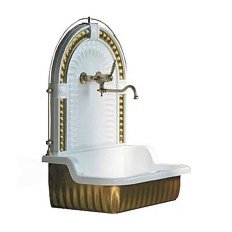 Раковина напольная Migliore Olivia бронза/бронза