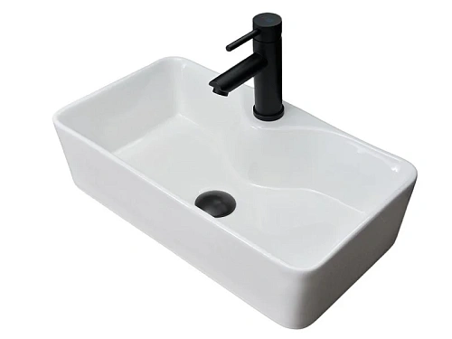 Раковина GID Geometrico N9092 55 см белая - фото 1