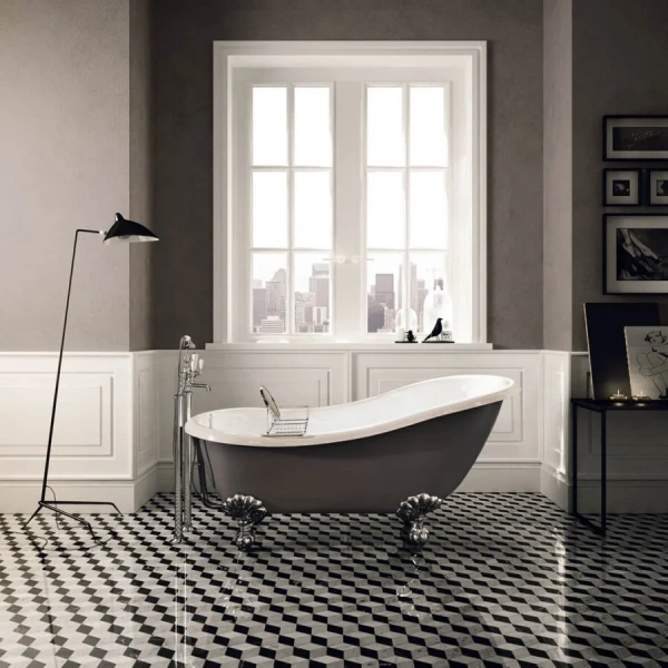 Решётка для ванны с зеркалом, цвет хром, Devon&Devon First Class DD33230CR (детальная фотография), по запросу index_2