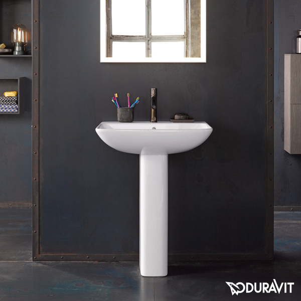 Пьедестал для раковины Duravit ME by Starck 0858390000 (детальная фотография), подвесные