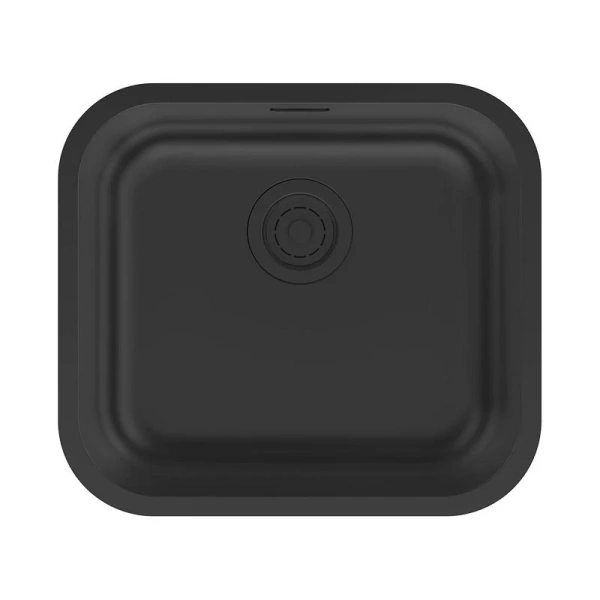 Мойка для кухни Paulmark Vello 48 см матовый черный VE48-MBN (детальная фотография)