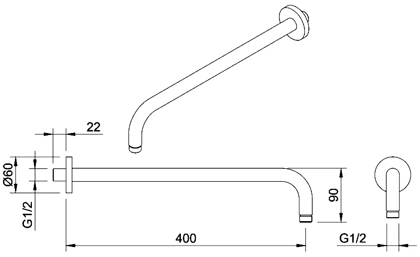 Душевой комплект Berges Nardis 3R хром 071013 (детальная фотография) index_2
