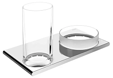 Стакан и полочка для ванной Keuco Edition 400 11554