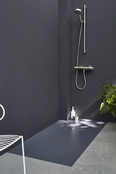 Душевой поддон Jacob Delafon Singulier 120х80 см серый сланец E67013-NAD (детальная фотография), прямоугольные