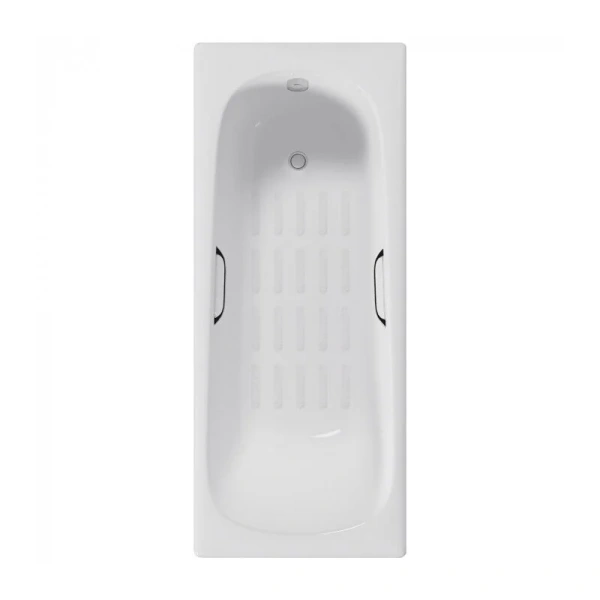 Ванна чугунная Delice Continental Plus 120х70 см с отверстиями под ручки DLR230640R-AS (детальная фотография)