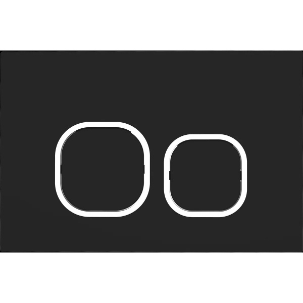 Клавиша смыва WeltWasser WW INS черная матовая WW BAMBERG BL (детальная фотография)