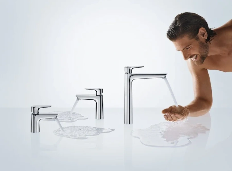 Смеситель для раковины Hansgrohe Talis E 71713000 (детальная фотография), для раковины
