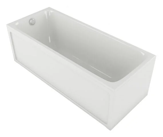 Ванна акриловая Azario Bella AV.0020160 160 x 70 см, белая (детальная фотография), современныe, hi-tech
