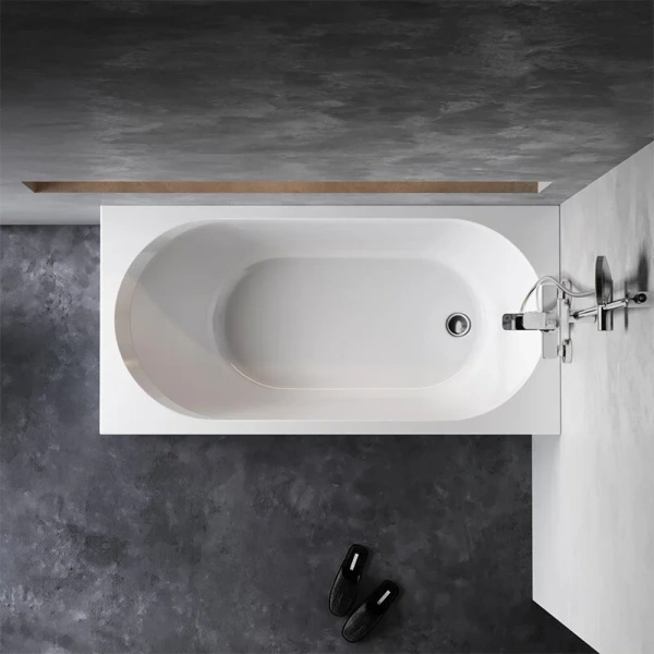 Ванна акриловая Am.Pm X-Joy 140х70 см прямоугольная W94A-140-070W-A (детальная фотография), 140x70 см