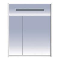 Зеркальный шкаф, цвет белый, Misty Джулия