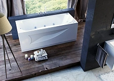 Ванна акриловая Акватек Афродита 150x70 см слив слева