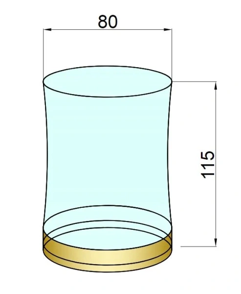 Стакан для ванной Boheme бронза 10211 (детальная фотография), классические, ретро, декорированные