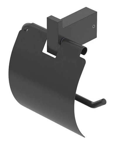 Бумагодержатель Cezares Slider черный матовый - фото 4