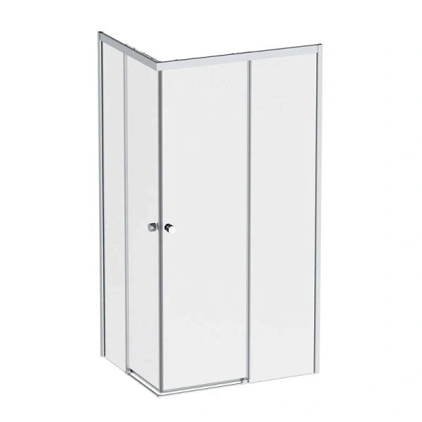 Душевой уголок Am.Pm X-Joy 100x80 см профиль хром, стекло прозрачное W94G-403-10080-MТ (детальная фотография)