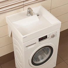 Раковина над стиральной машиной СанТа Юпитер 60 см с кронштейнами