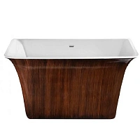 Ванна акриловая, цвет Brown Wood, Lagard Evora