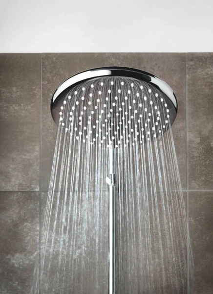 Душевая стойка Grohe Tempesta Cosmopolitan хром 26673000 (детальная фотография), рычажные
